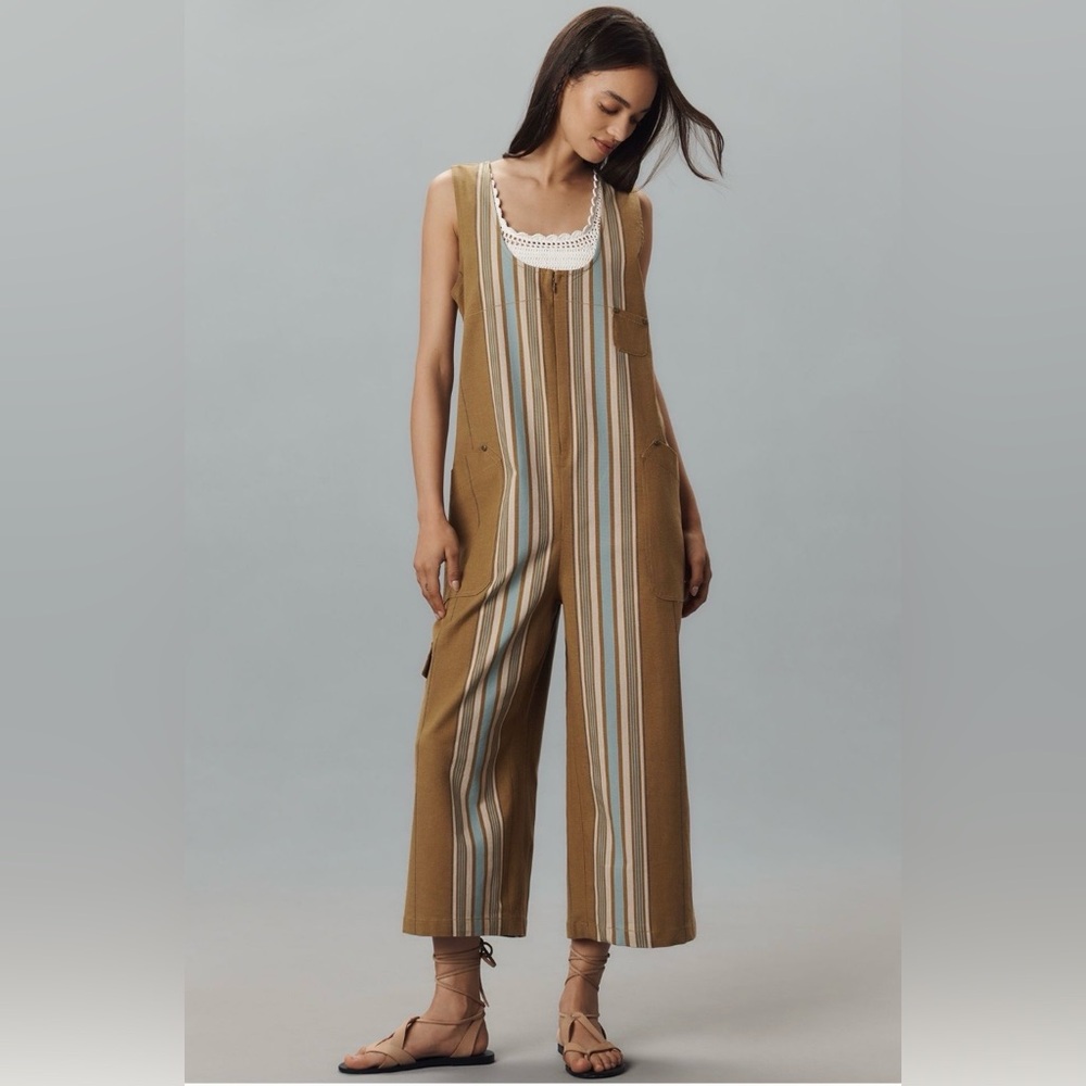 Pilcro Front Zip Utility Overalls from Anthropologie